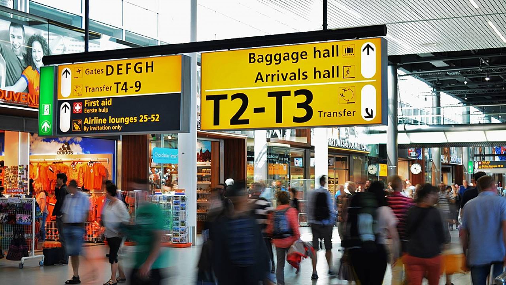 Các từ tiếng Anh thông dụng khi đi du lịch: tập hợp mọi biển báo, chỉ dẫn tại sân bay