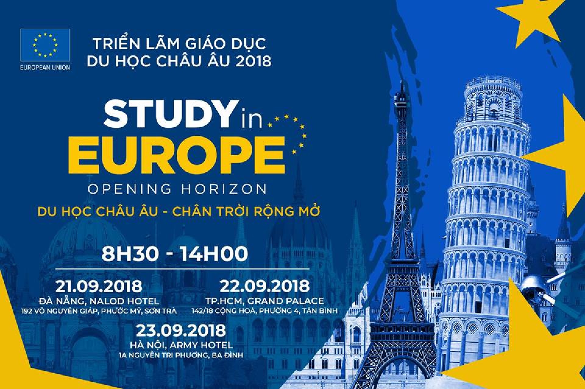 STUDY IN EUROPE 2018: CHUỖI SỰ KIỆN DU HỌC CHÂU ÂU LỚN NHẤT 2018