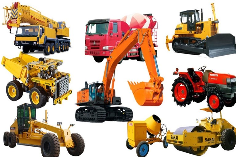 Hình ảnh về một số loại xe công trình sử dụng trong ngành