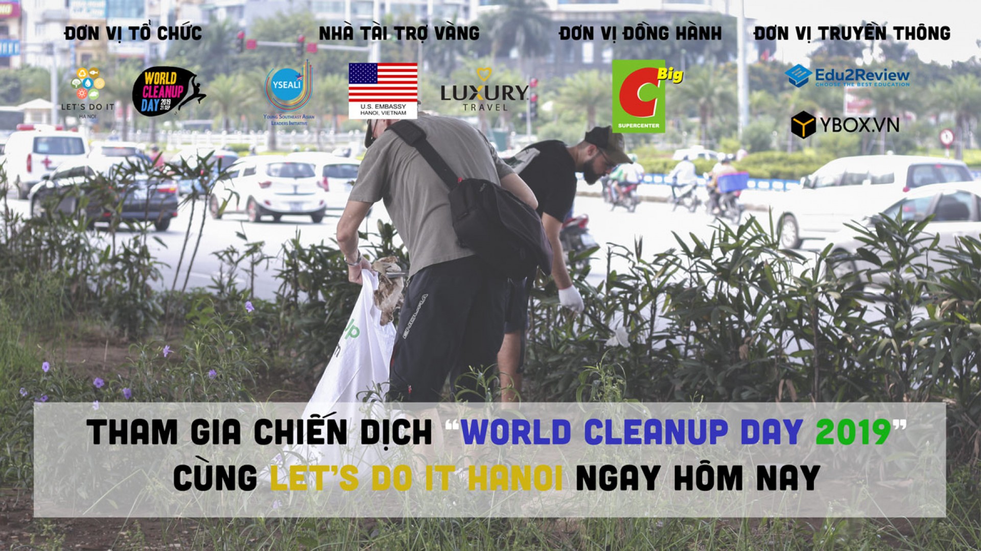 LET’S DO IT! HANOI TUYỂN TÌNH NGUYỆN VIÊN CHO CHIẾN DỊCH WORLD CLEANUP DAY 2019