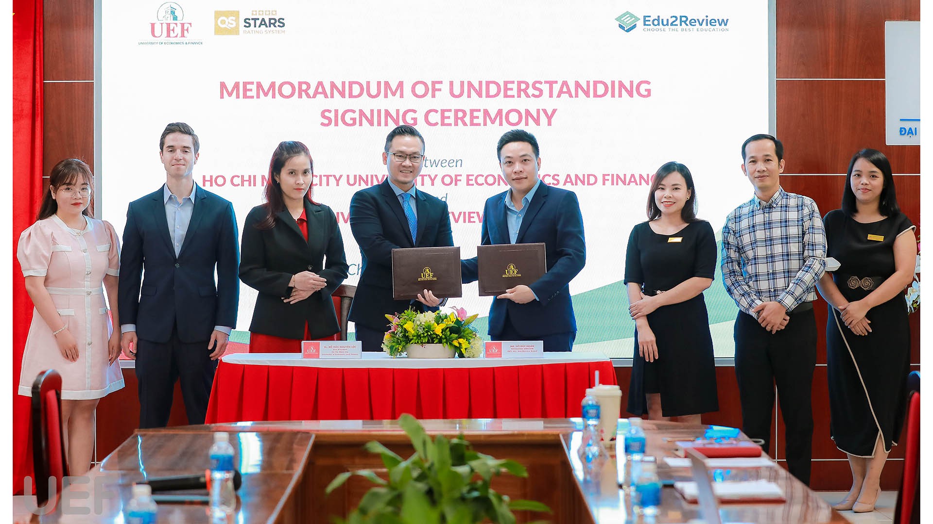 Edu2Review và Đại học Kinh tế - Tài chính TP.HCM ký kết triển khai dự án Eduwing