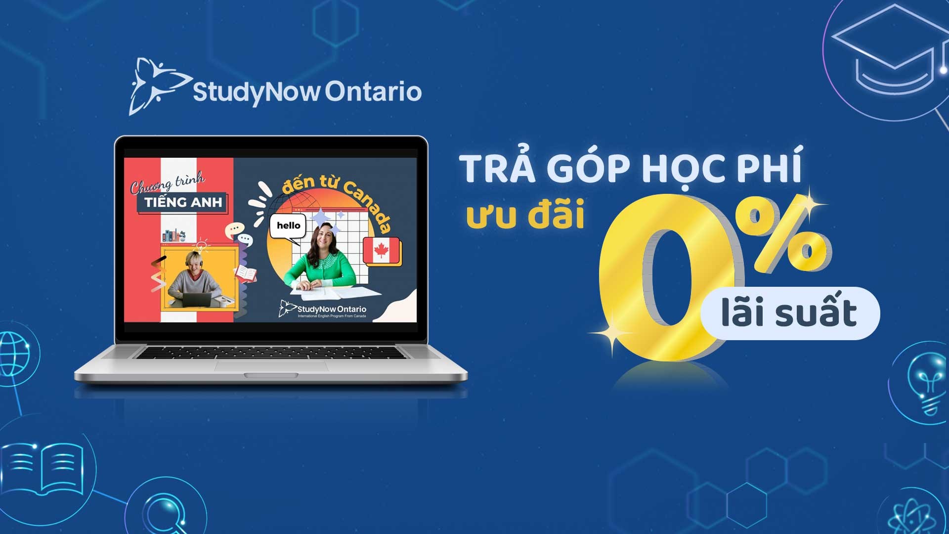 Giỏi tiếng Anh với chương trình trả góp 0% lãi suất chỉ có tại StudyNow Ontario