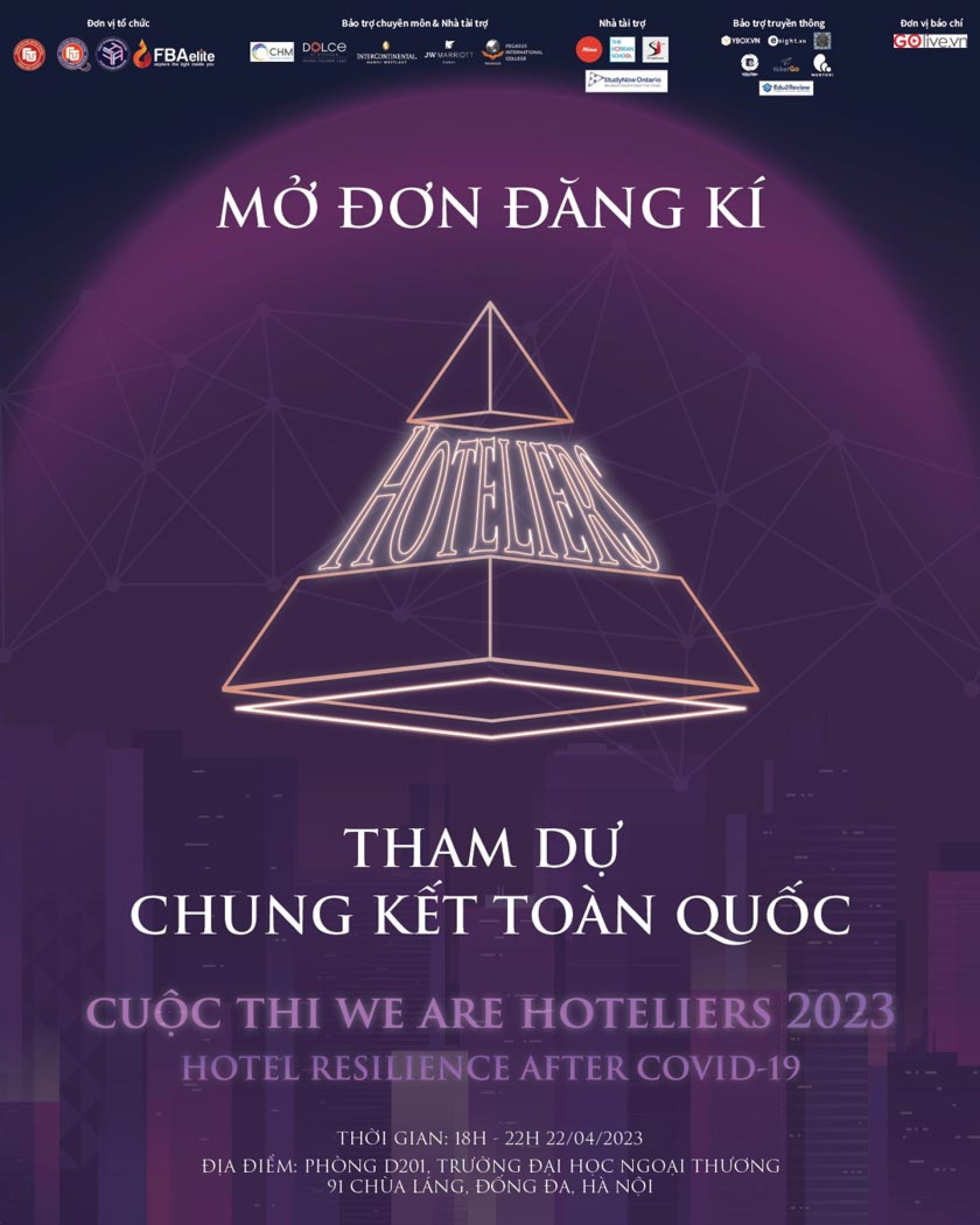 ĐÊM CHUNG KẾT TOÀN QUỐC CUỘC THI WE ARE HOTELIERS : "HOTEL RESILIENCE AFTER COVID-19"