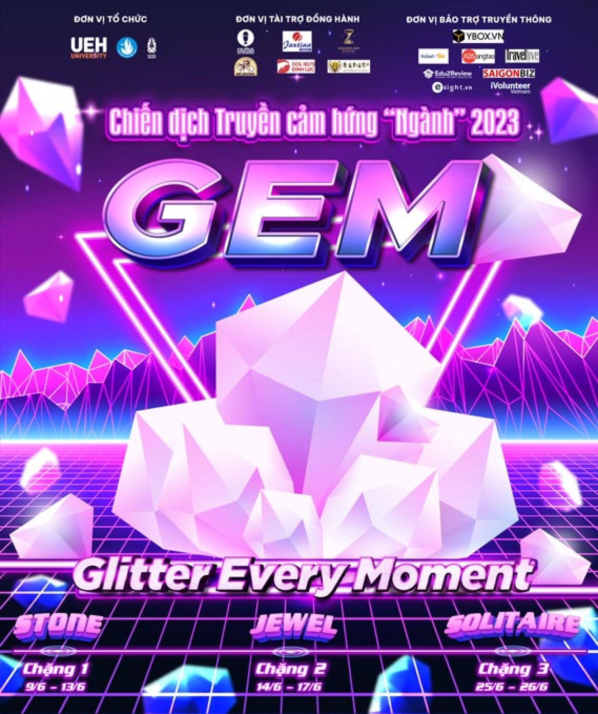 GIỚI THIỆU CHIẾN DỊCH CHIẾN DỊCH TRUYỀN CẢM HỨNG NGÀNH 2023 GEM - GLITTER EVERY MOMENT