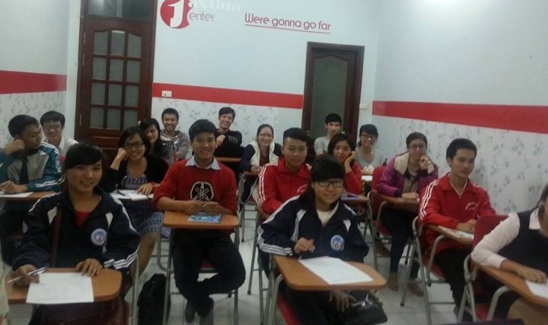 Một lớp học của Jaxtina English Center